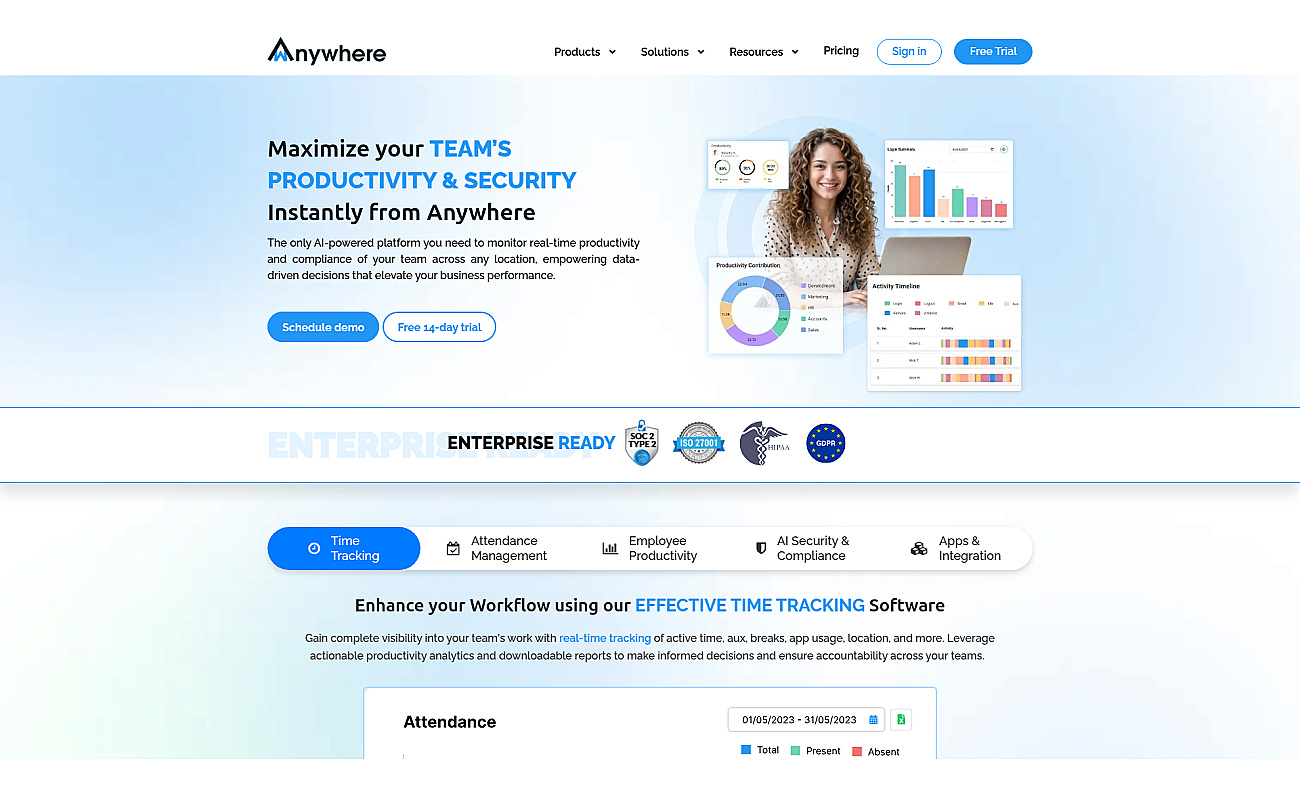 WAnywhere screenshot