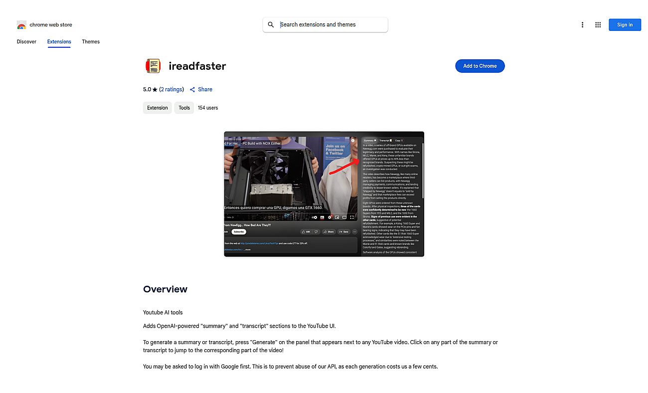 Ireadfaster screenshot