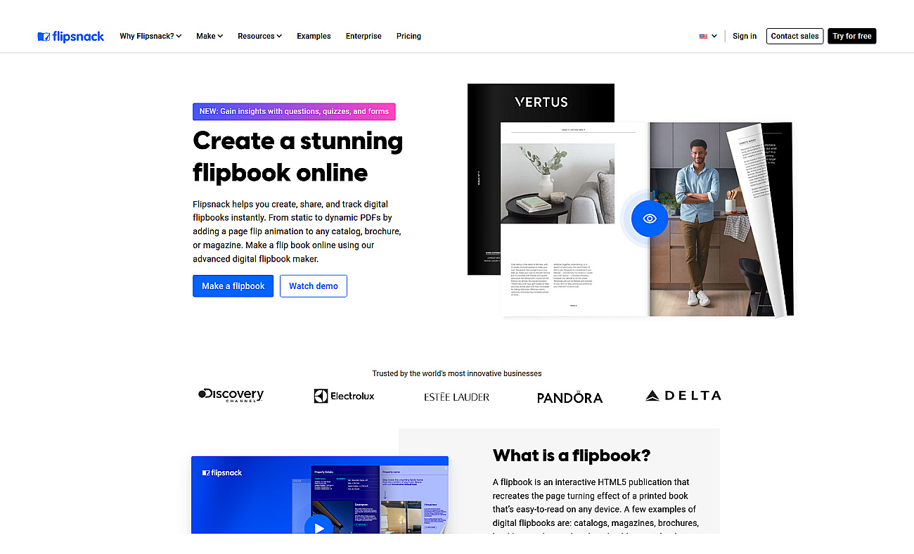 Flipsnack screenshot