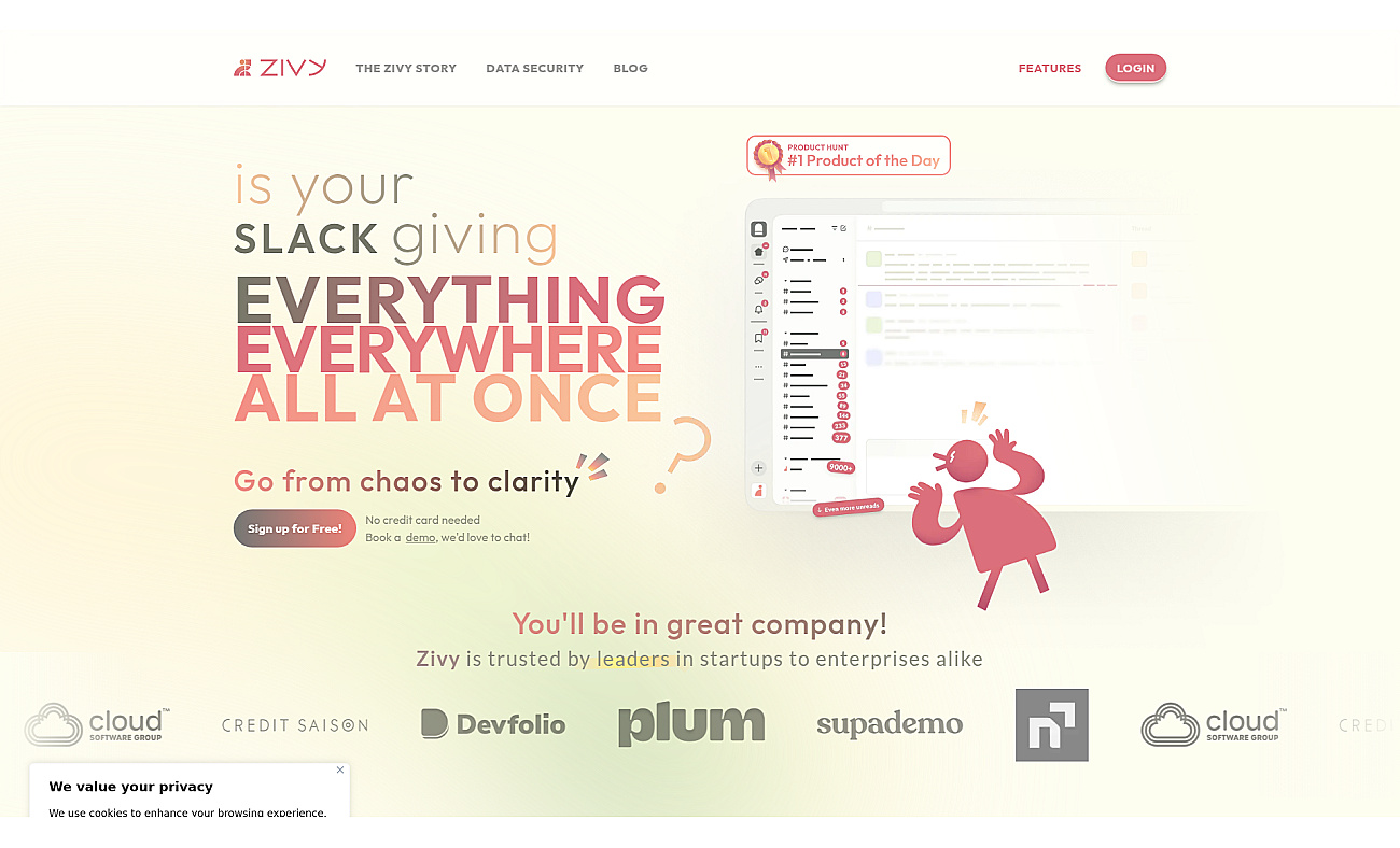Zivy screenshot