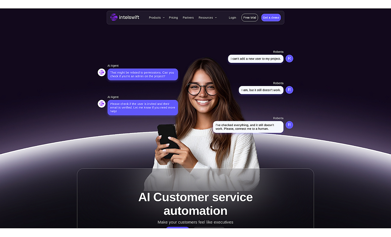 Intelswift screenshot