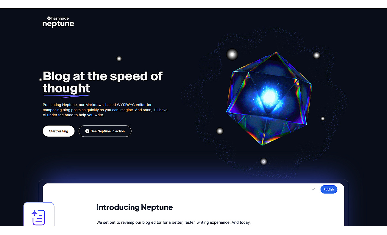 Neptune by Hashnode screenshot