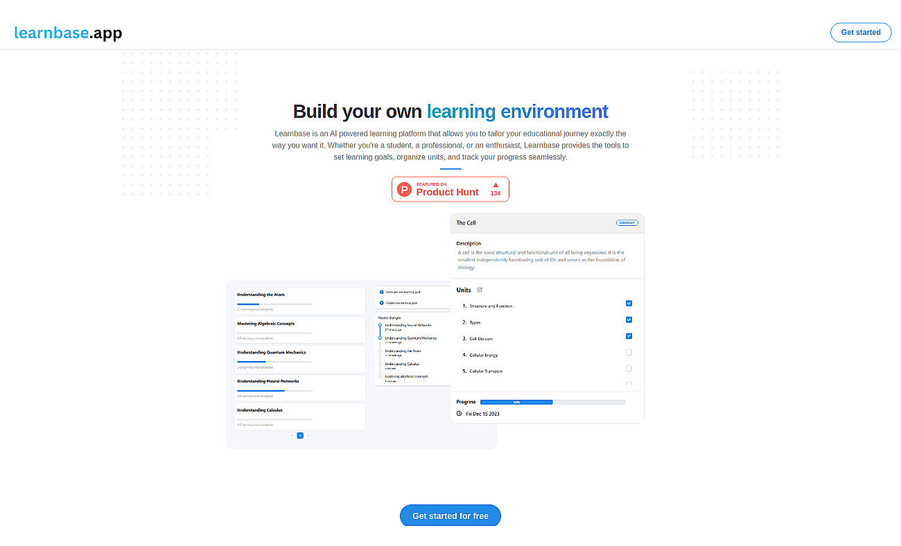 Learnbase screenshot