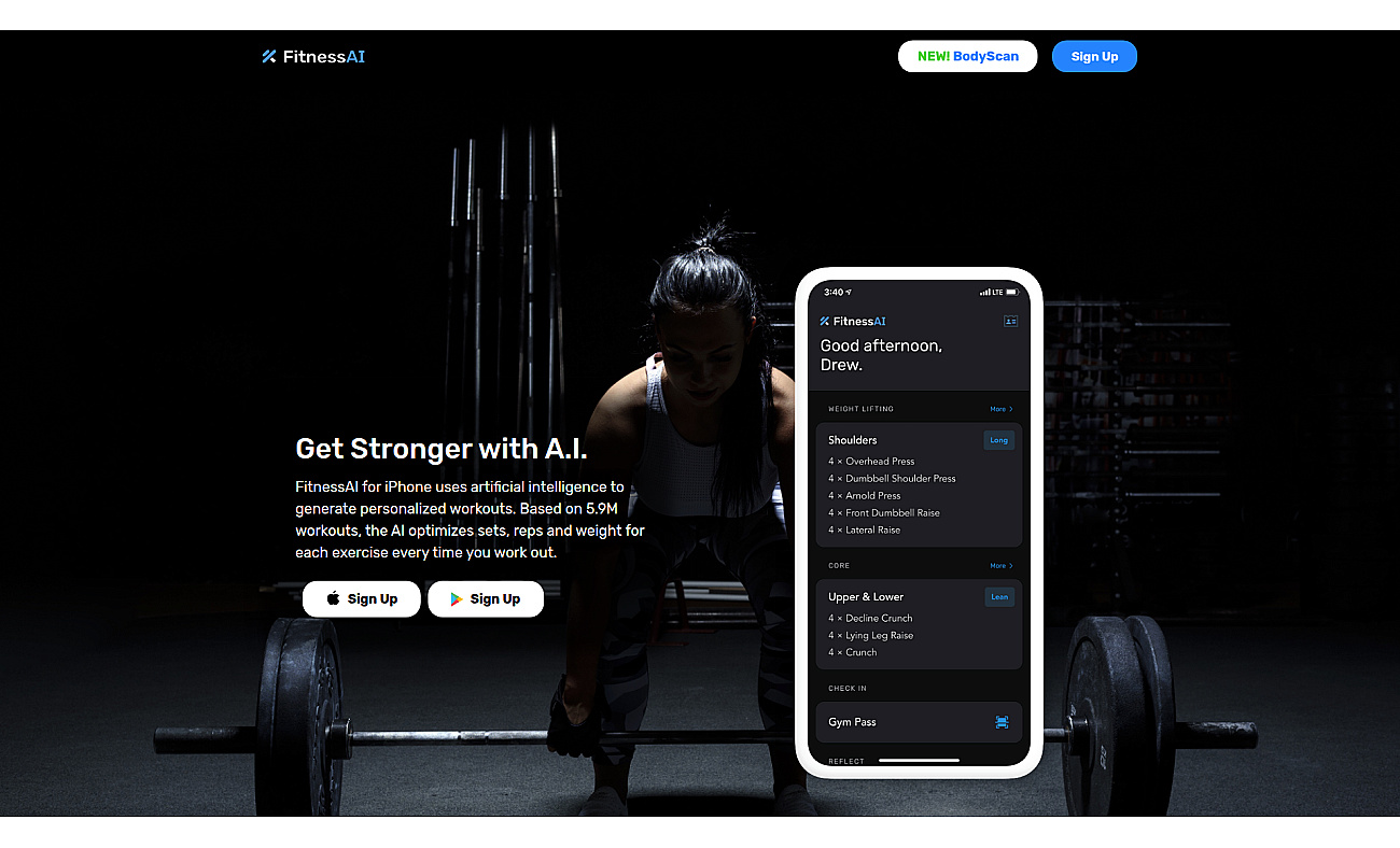 FitnessAI screenshot