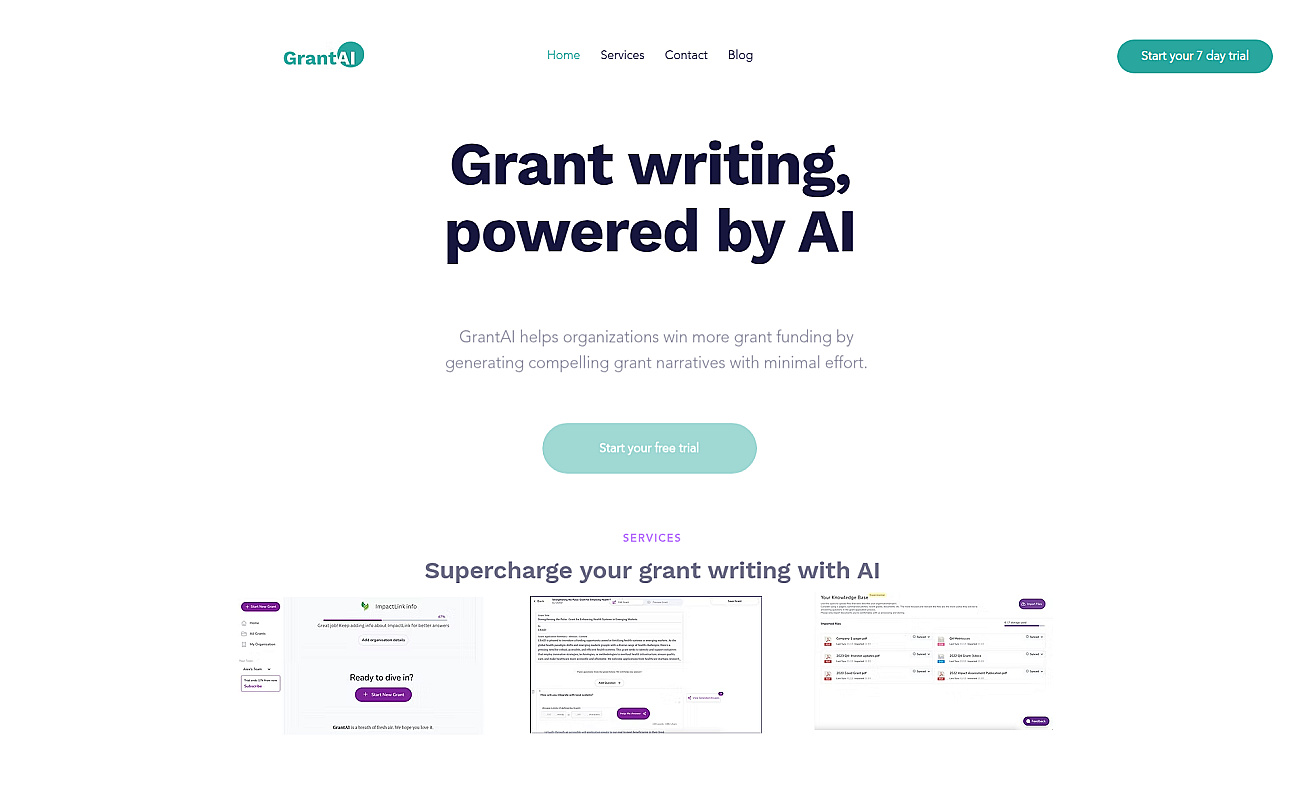 Grant AI screenshot