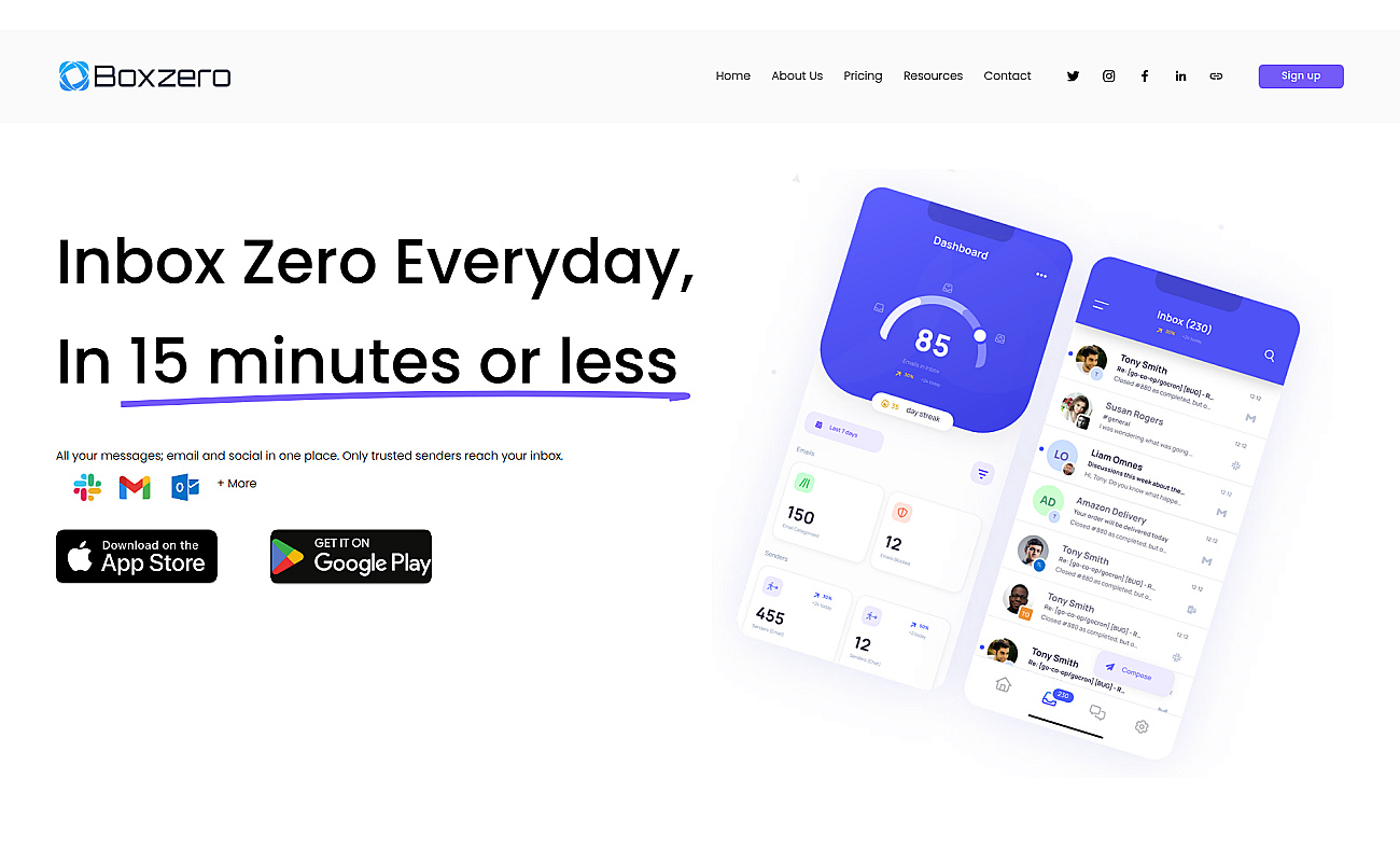 Boxzero screenshot
