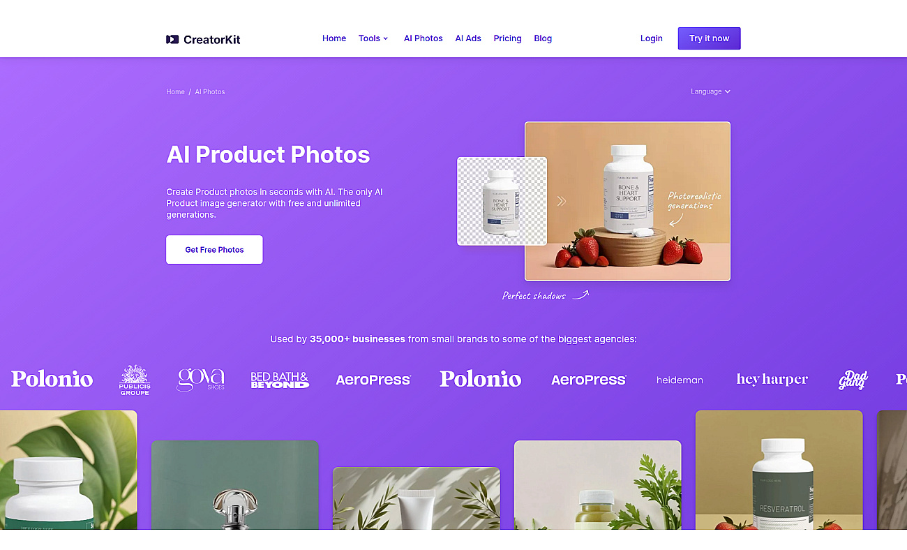 AI Product Photos screenshot