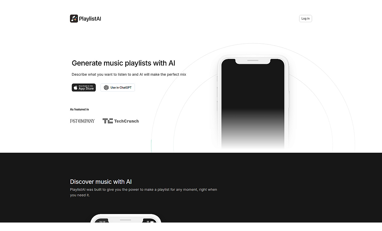 PlaylistAI screenshot