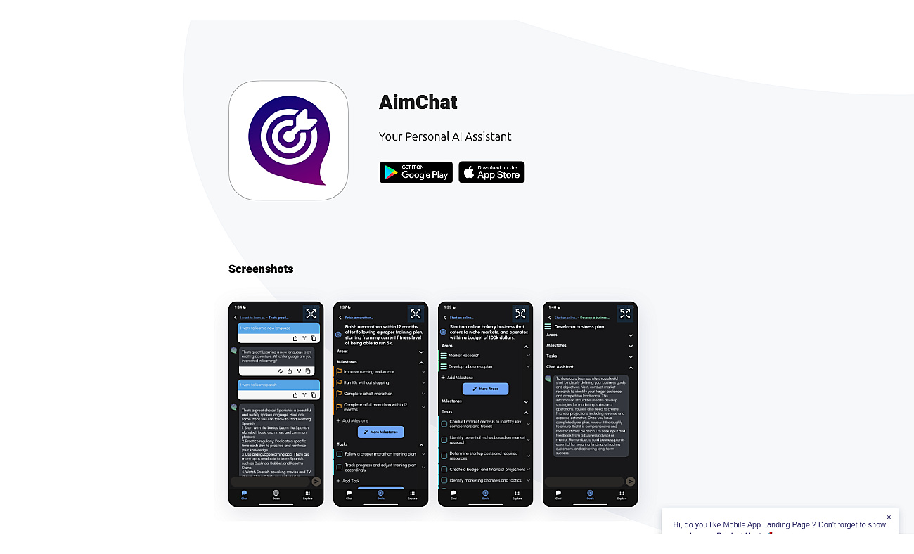 AimChat screenshot