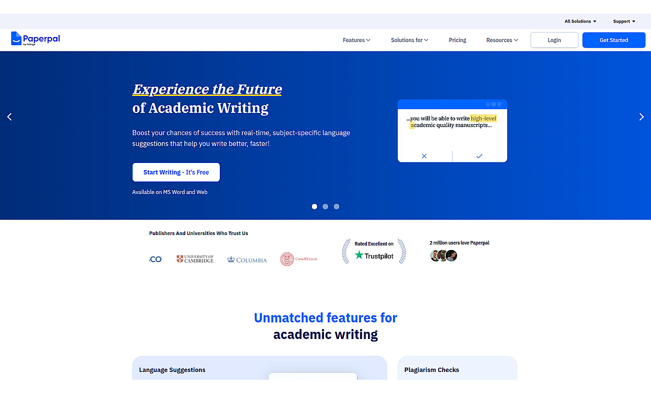 Paperpal screenshot