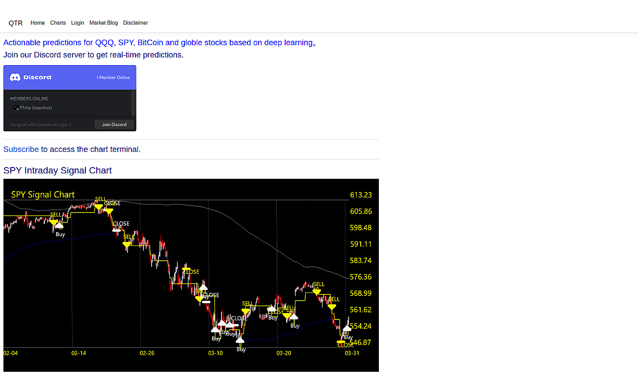 Quantum Trading Research screenshot