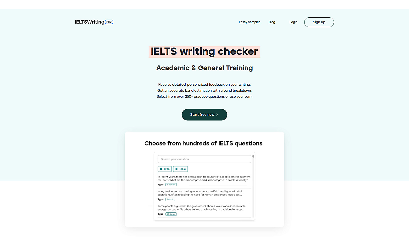 IELTSWritingPro screenshot