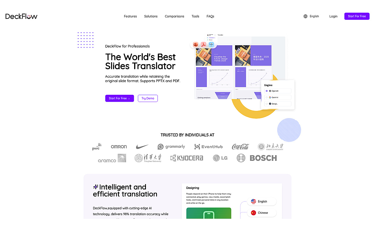 DeckFlow PPT Translator screenshot