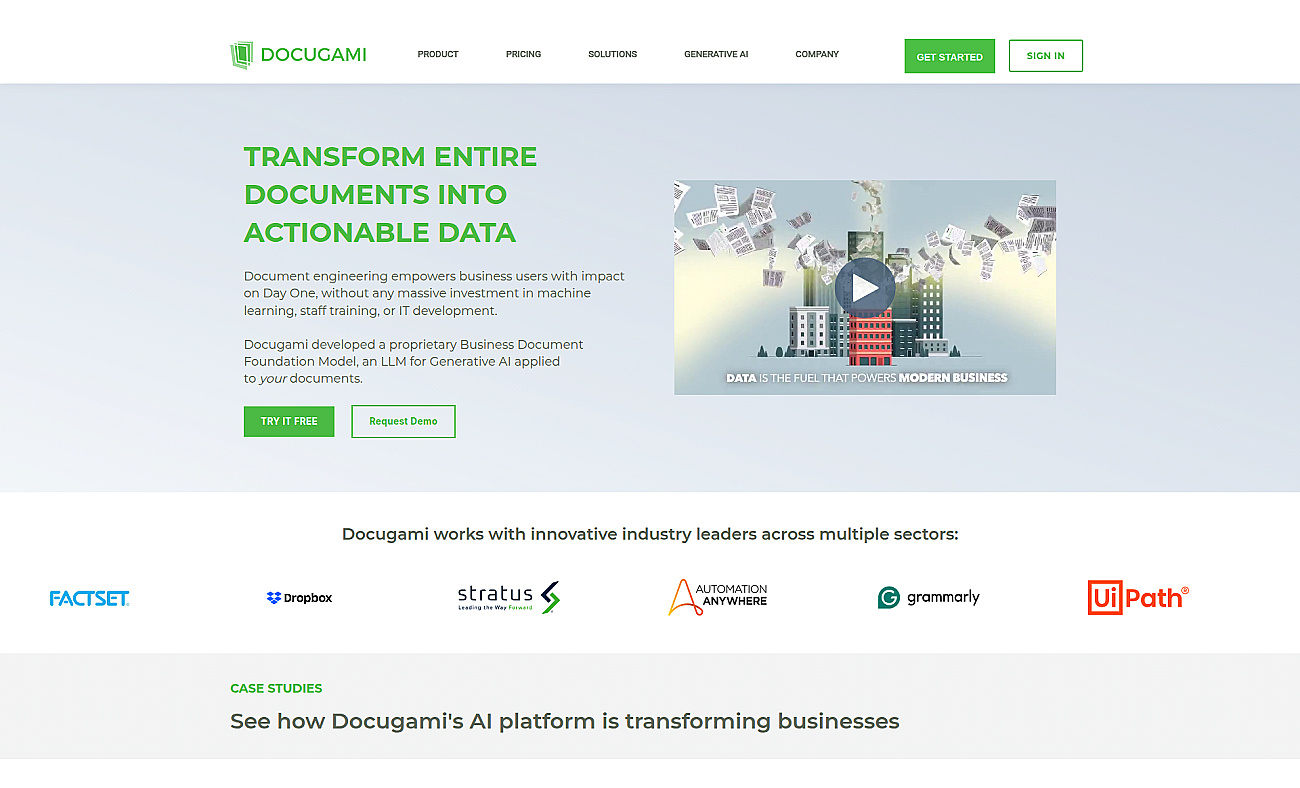 docugami screenshot