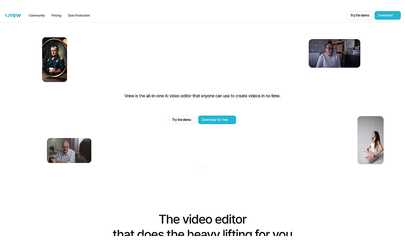 Vrew screenshot