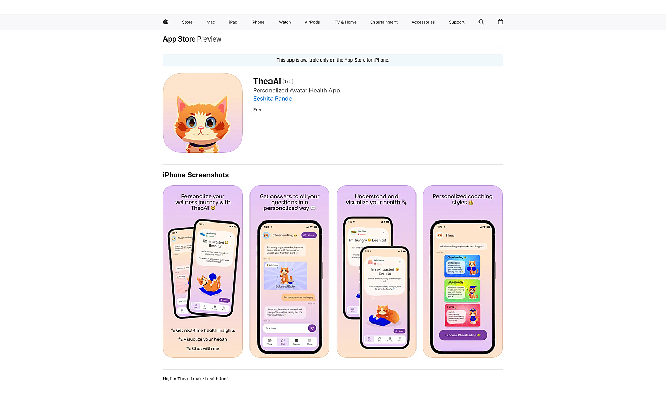 TheaAI screenshot