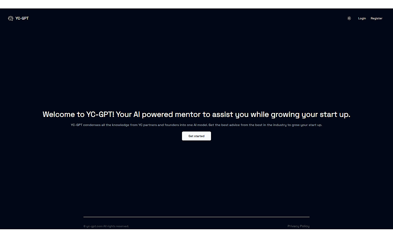 YC-GPT screenshot