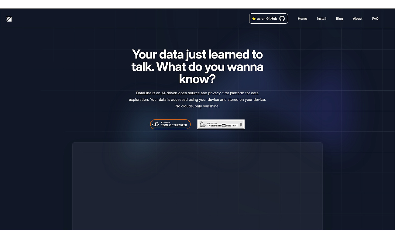 DataLine screenshot