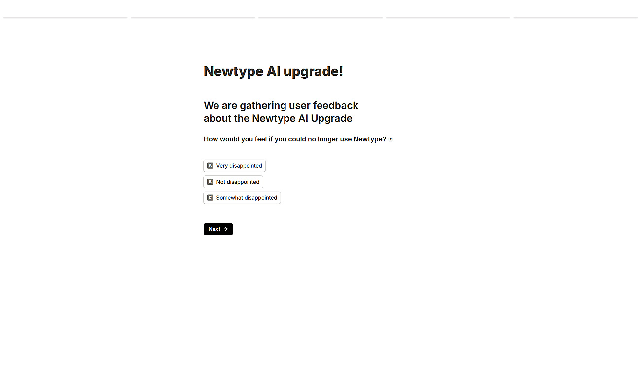 Newtype AI screenshot
