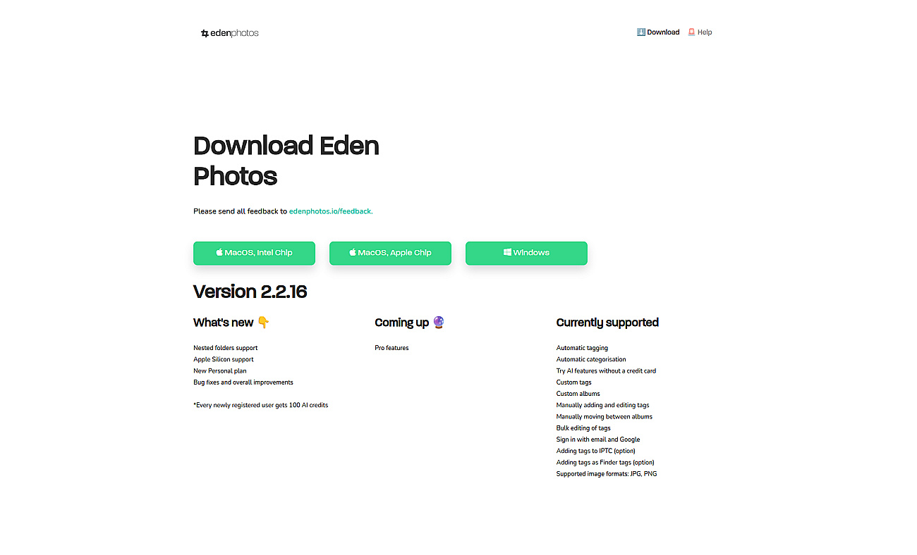 Eden Photos screenshot