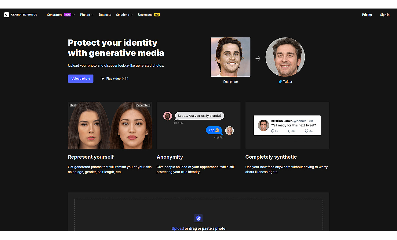 Anonymizer screenshot