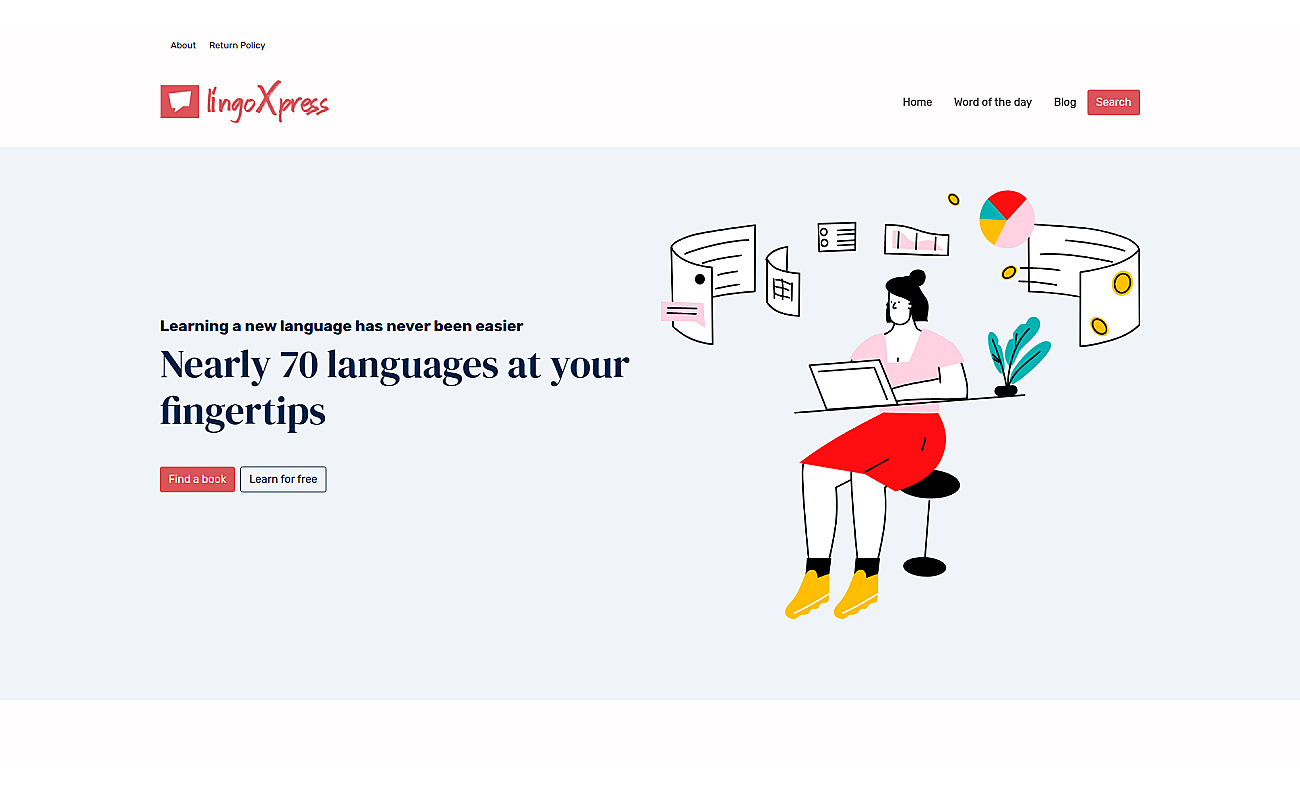 lingoXpress screenshot