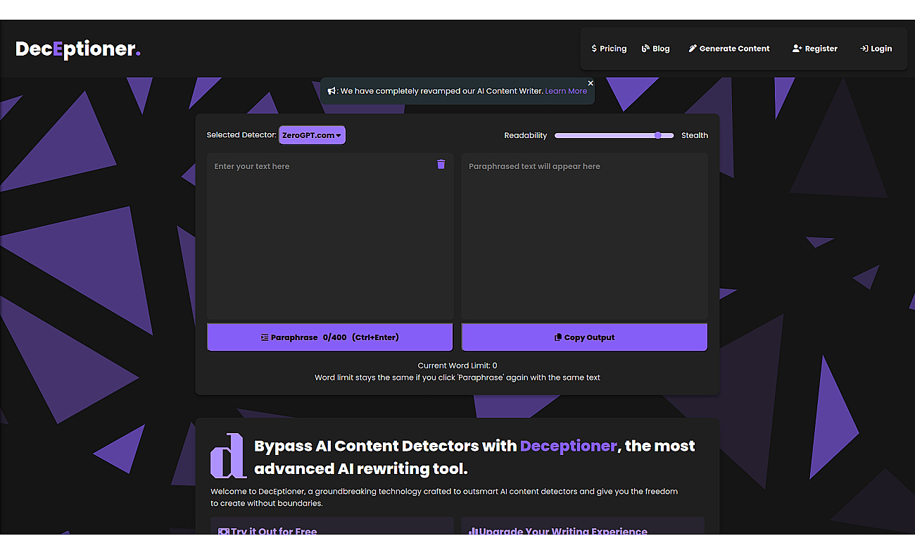 DecEptioner screenshot
