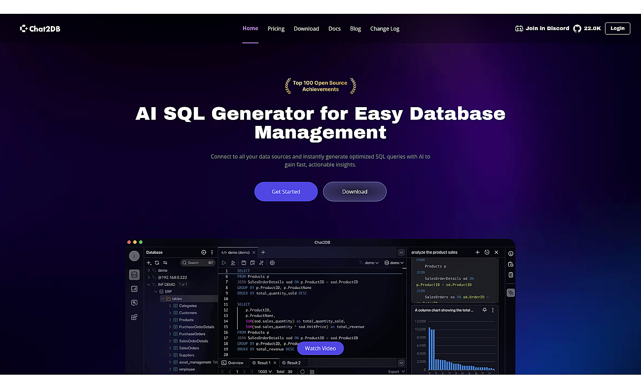 Chat2DB screenshot