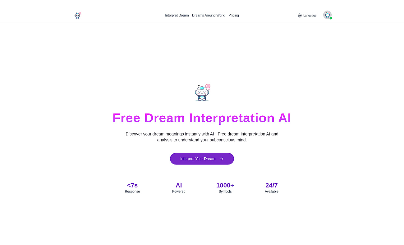 Dream Interpretation AI screenshot