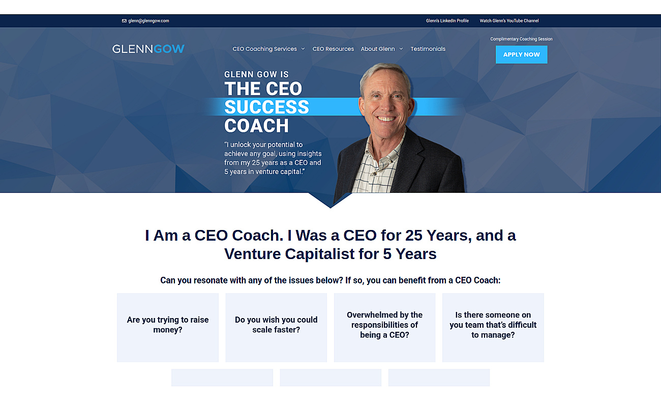 AI CEO Coach screenshot