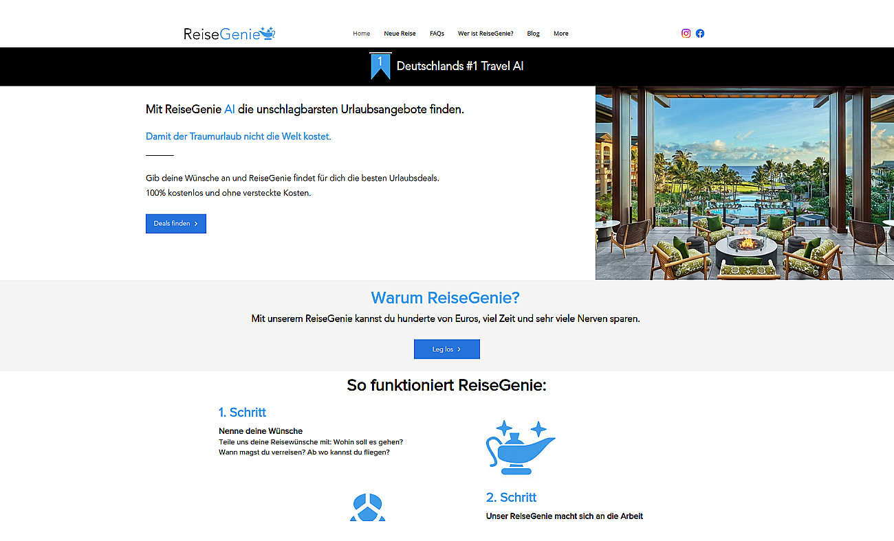 ReiseGenie AI screenshot