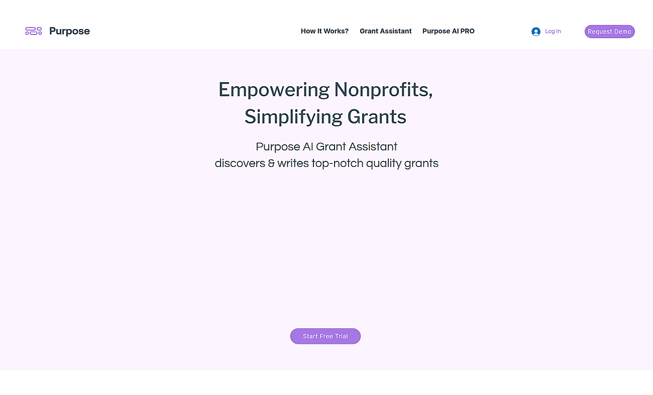 Purpose - Impactful Giving screenshot