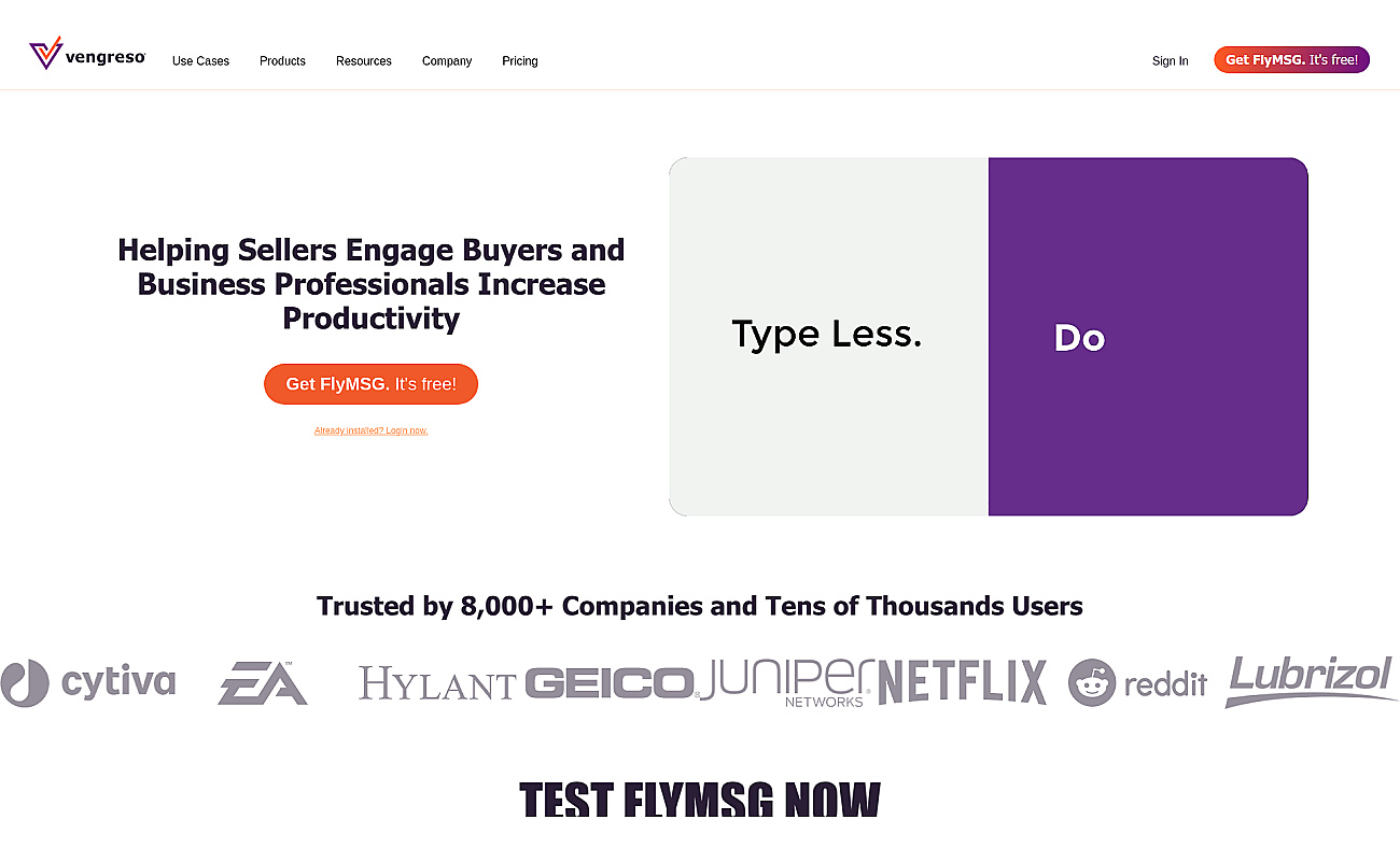 FlyMSG screenshot
