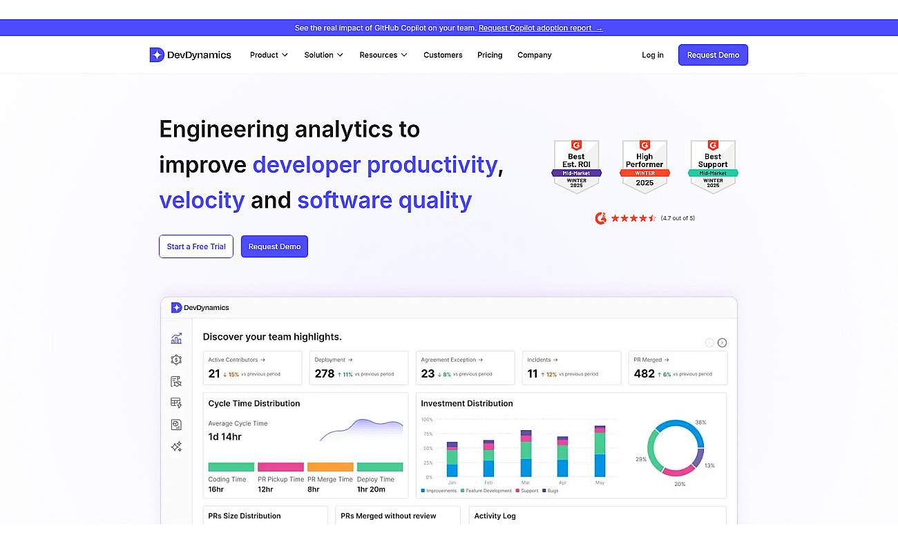 Devdynamics screenshot
