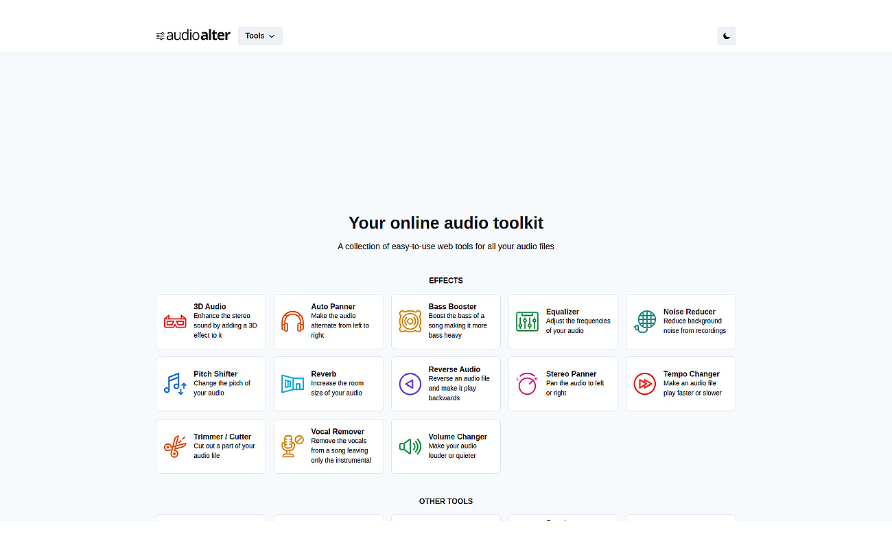 AudioAlter screenshot