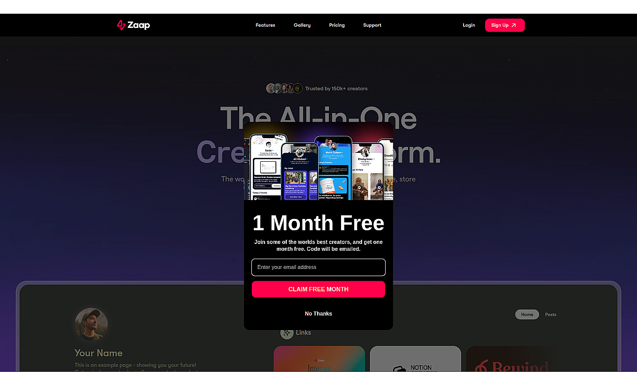 Zaap.ai screenshot