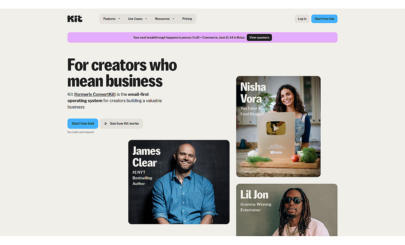 ConvertKit screenshot