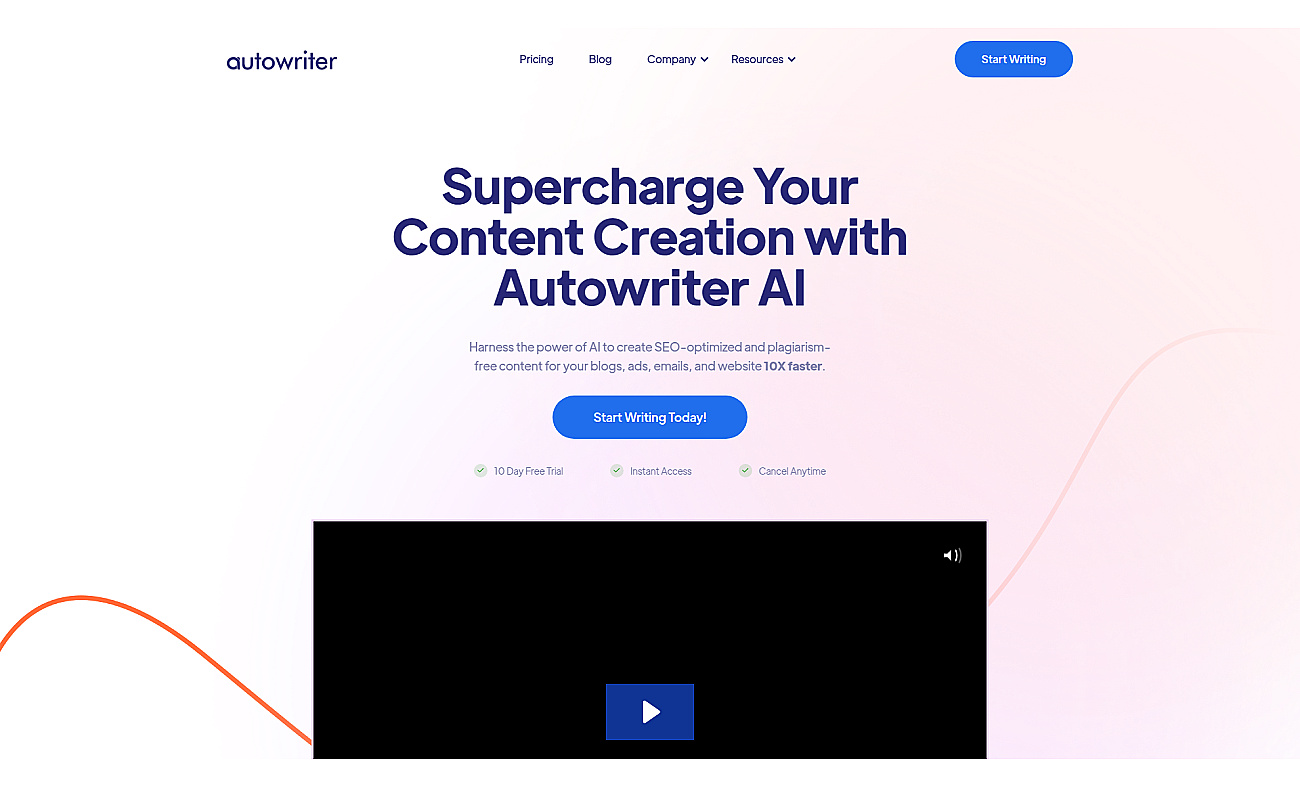 AutoWriter screenshot