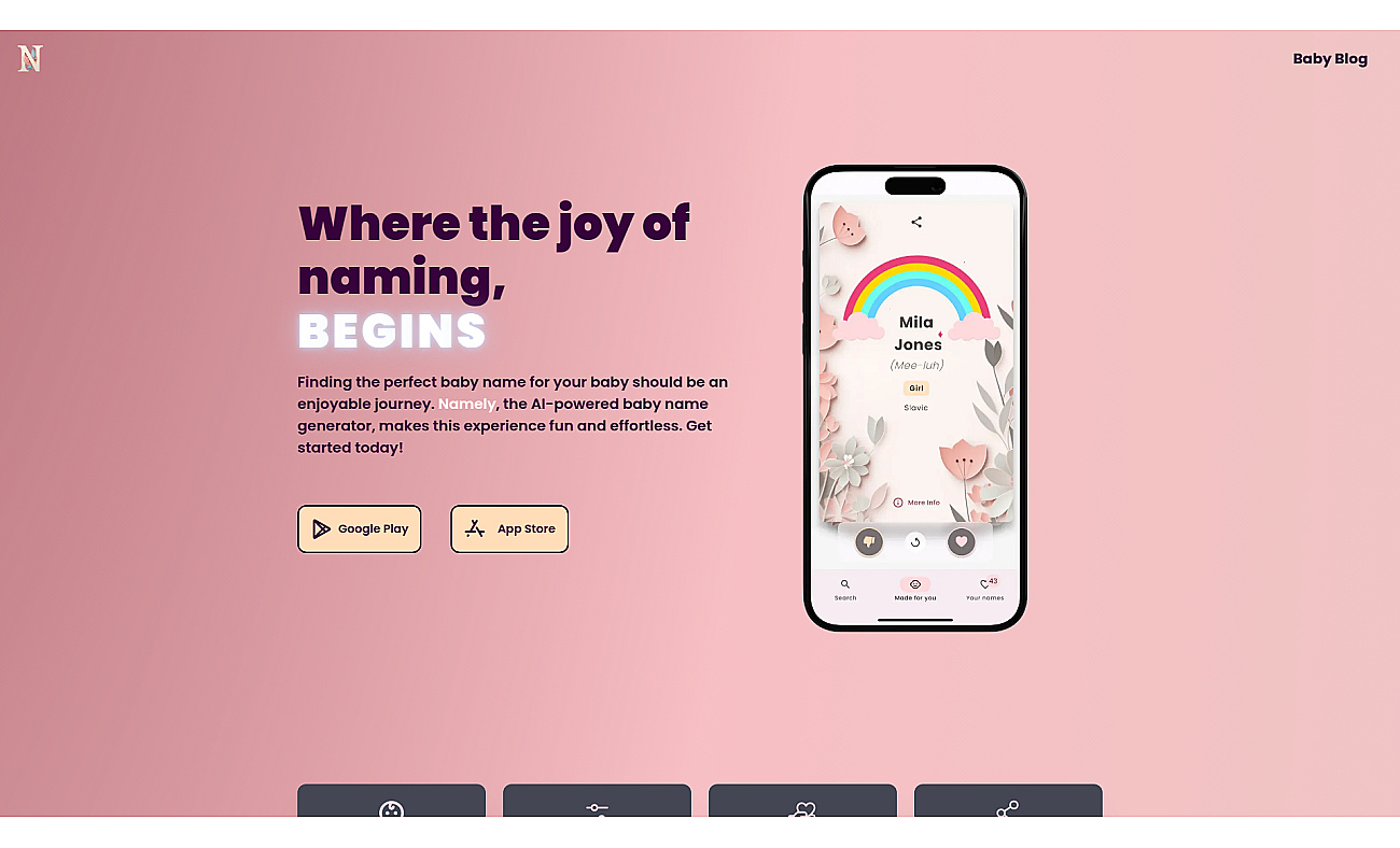 Namely screenshot