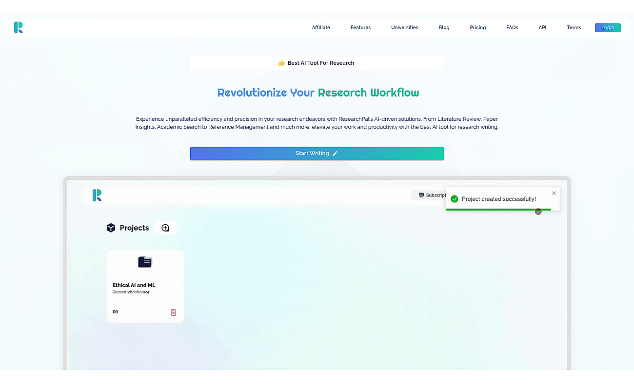 ResearchPal screenshot