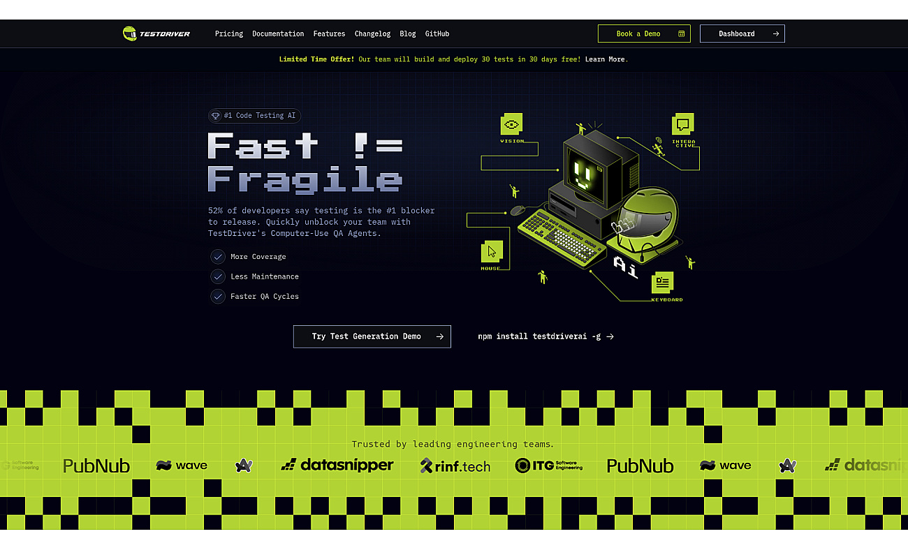Testdriver screenshot