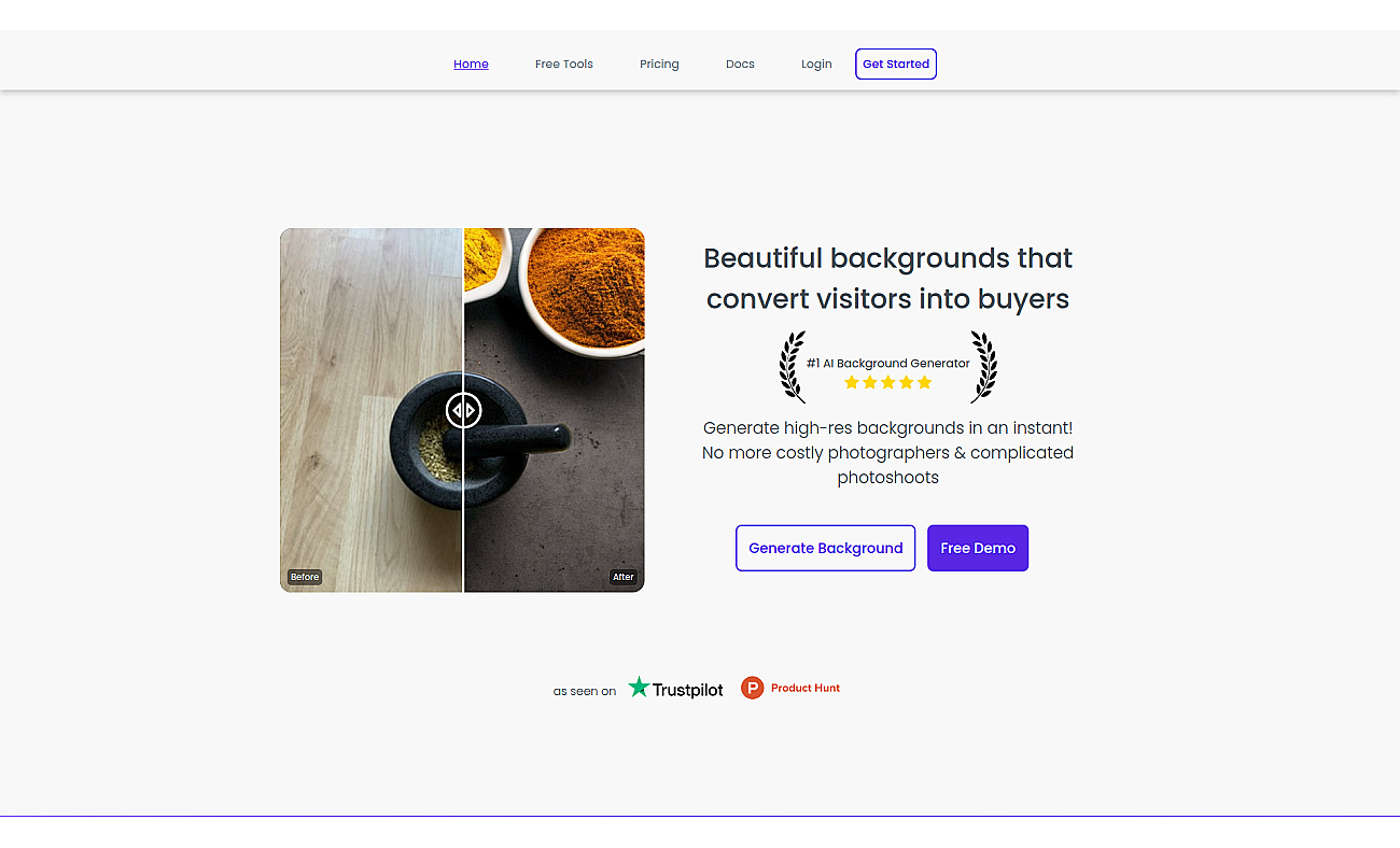 Generatebg screenshot