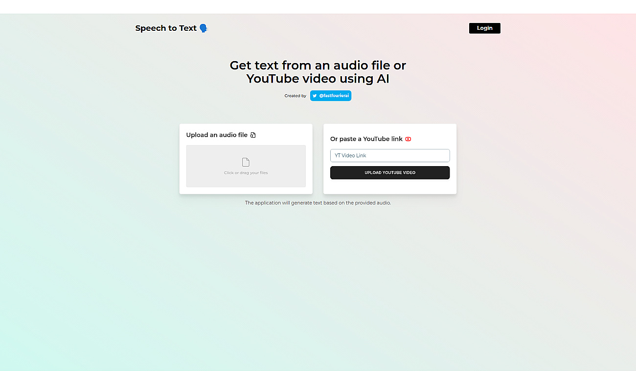 SpeechtoTextAI screenshot