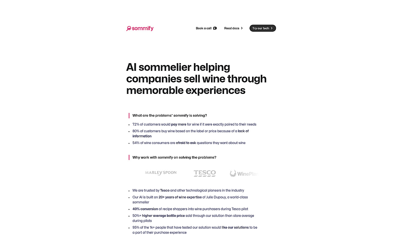 Sommify screenshot