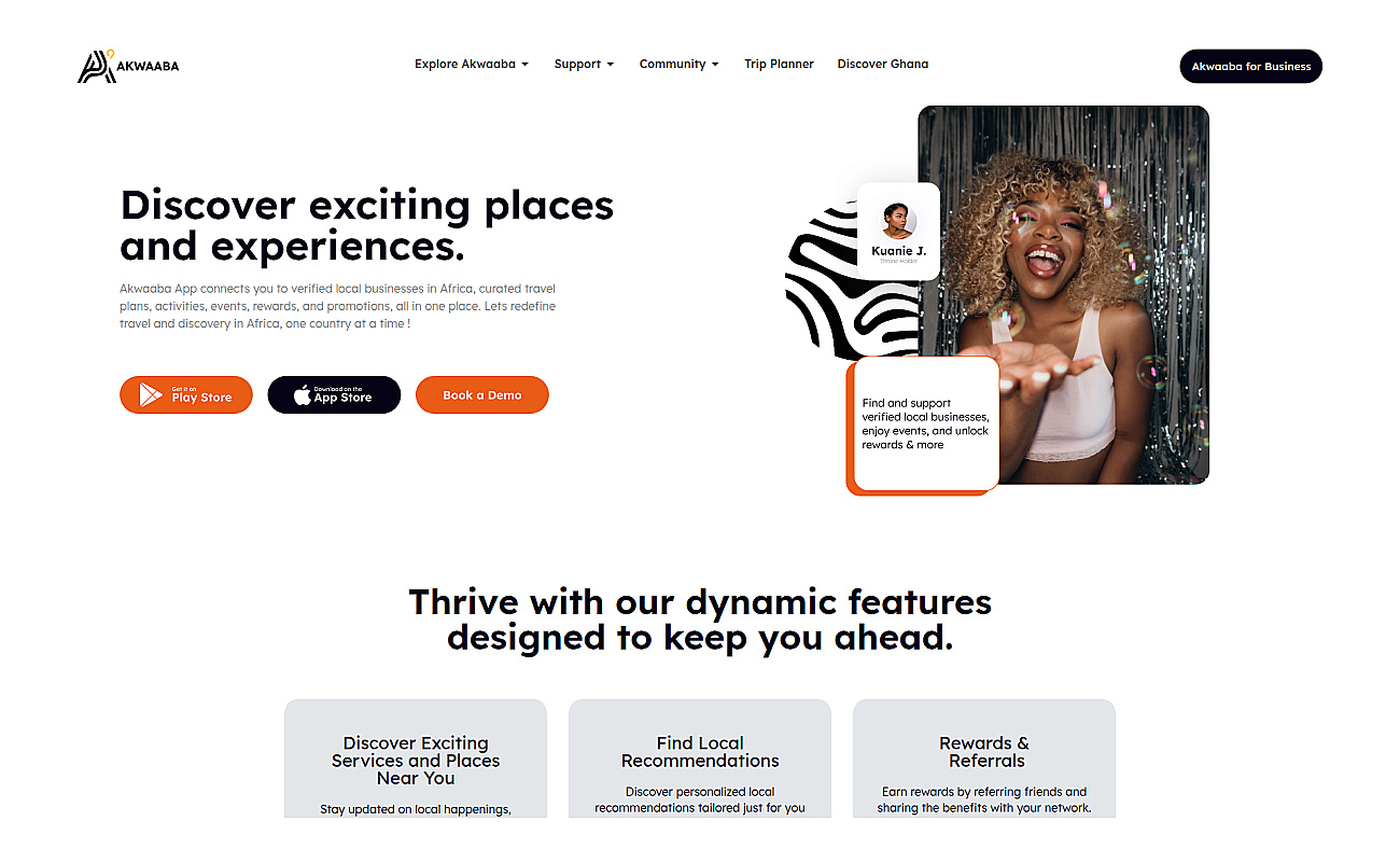 Akwaaba app screenshot