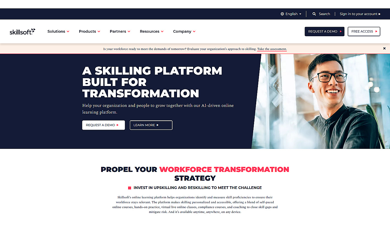 Skillsoft Percipio screenshot