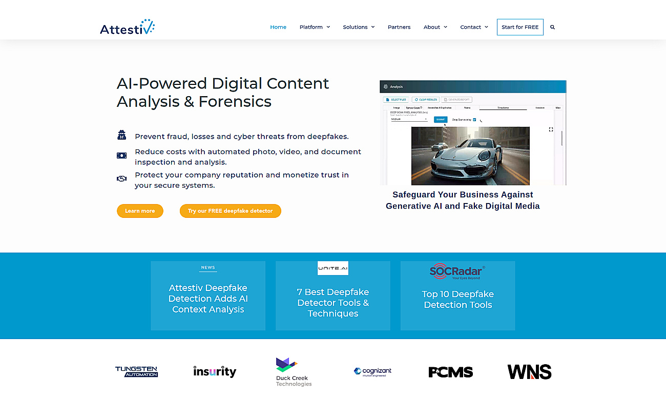 Attestiv screenshot