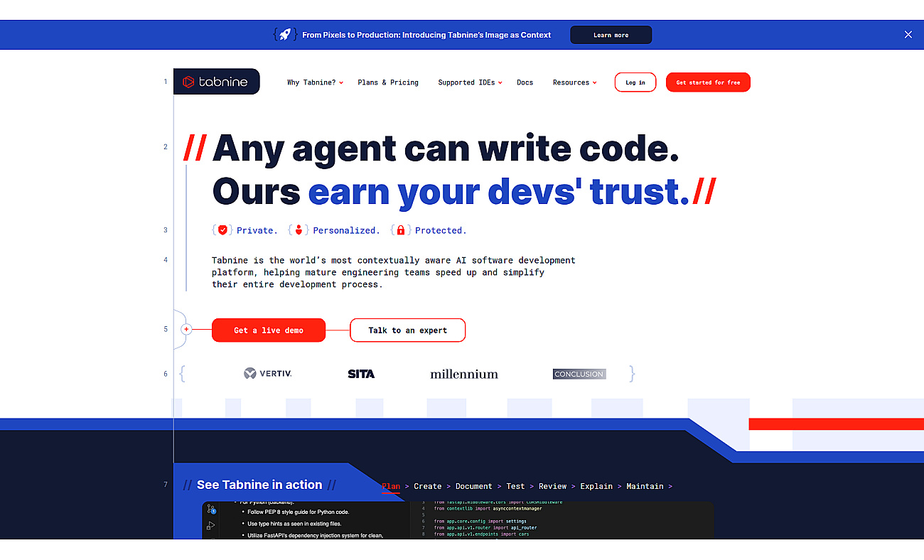 Tabnine screenshot