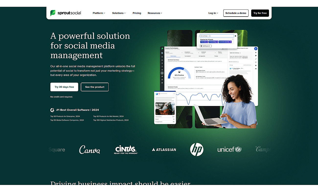 Sprout Social screenshot