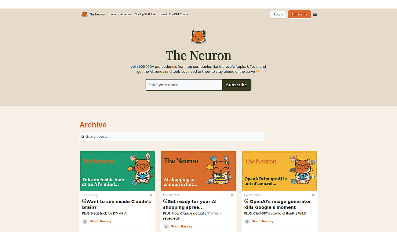 The Neuron screenshot